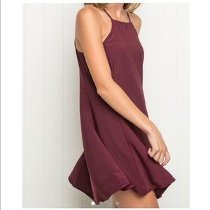 Brandy Melville Burgundy Dress